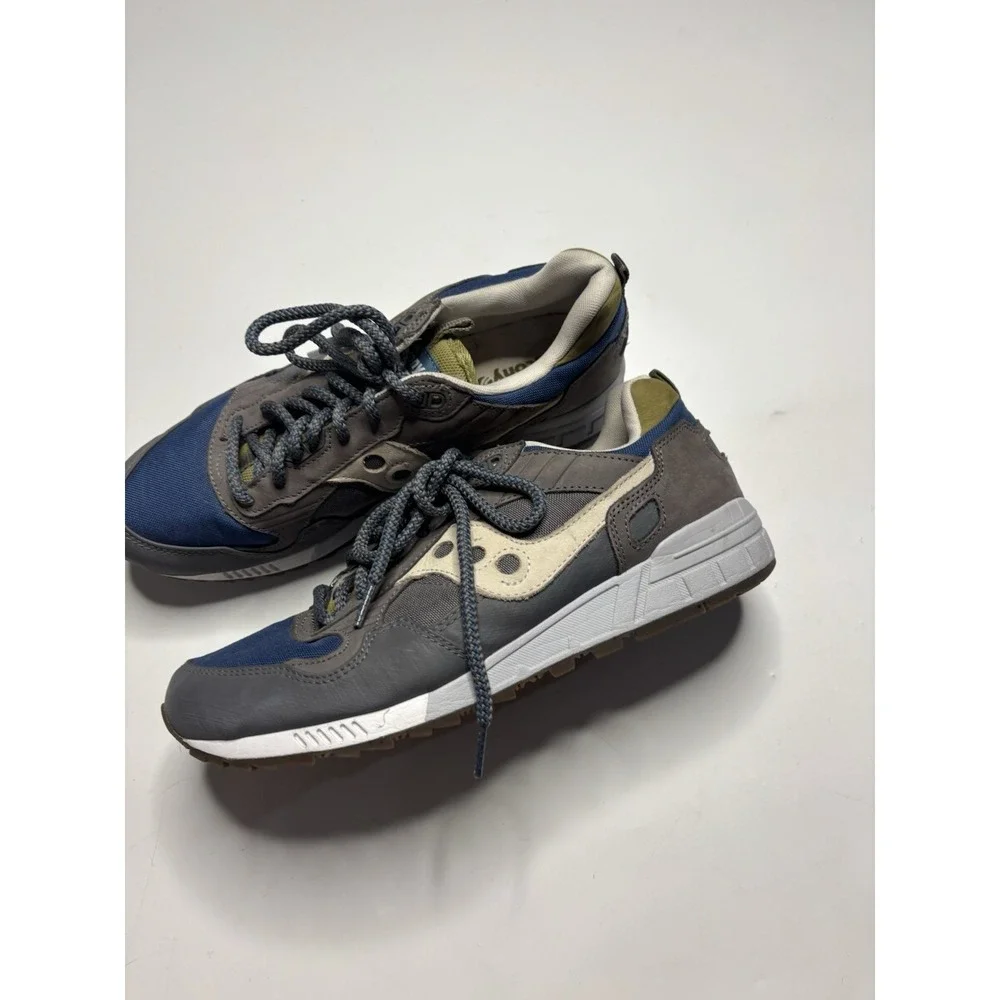 Saucony Shadow Trainers 5000 Original Gray/Blue/Green Men's Size 10.5 Casual - Picture 1 of 9